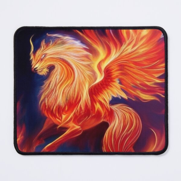 Item preview, a flaming fire phoenix designed and sold by mikaws.