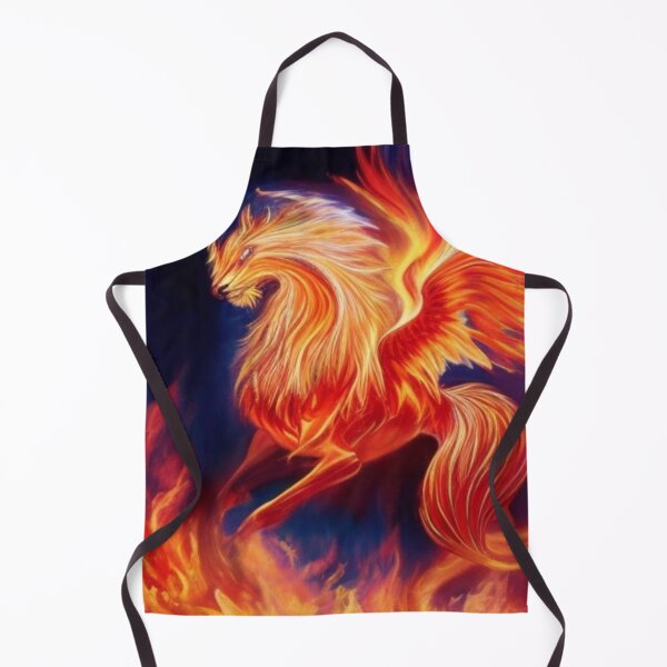 Item preview, a flaming fire phoenix designed and sold by mikaws.