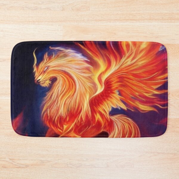 Item preview, a flaming fire phoenix designed and sold by mikaws.