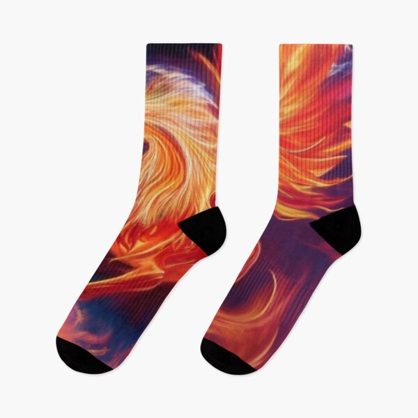 Item preview, a flaming fire phoenix designed and sold by mikaws.