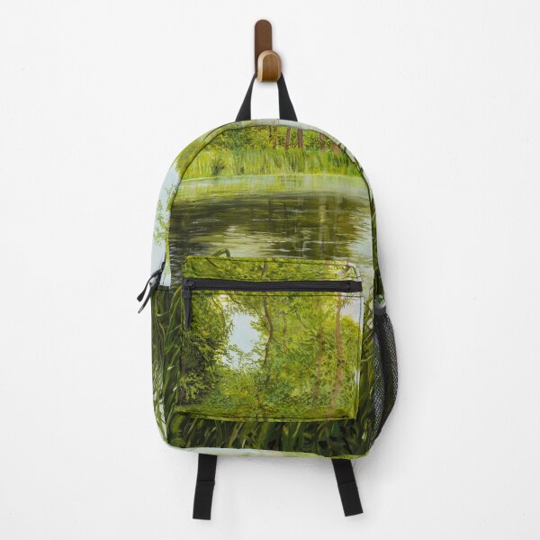 Item preview, The idyll by the river in summer designed and sold by art paintings.