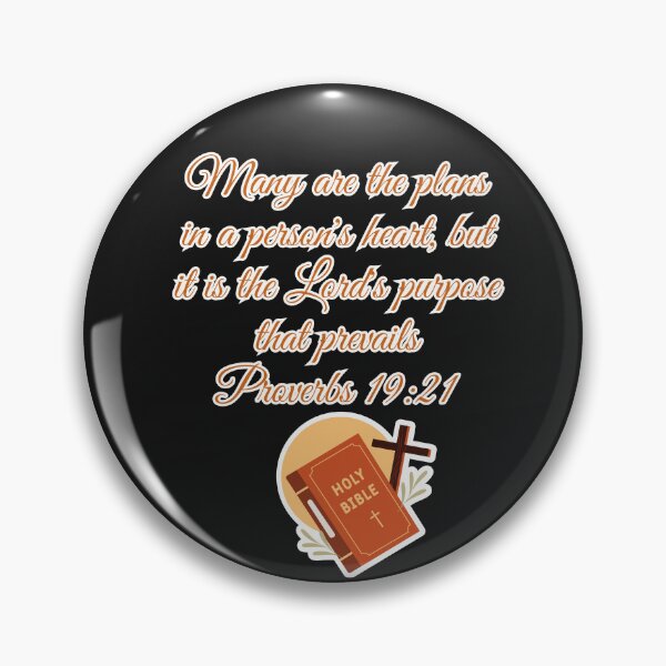 Item preview, Proverbs 19:21 Sticker / T Shirt designed and sold by Designsleashed.