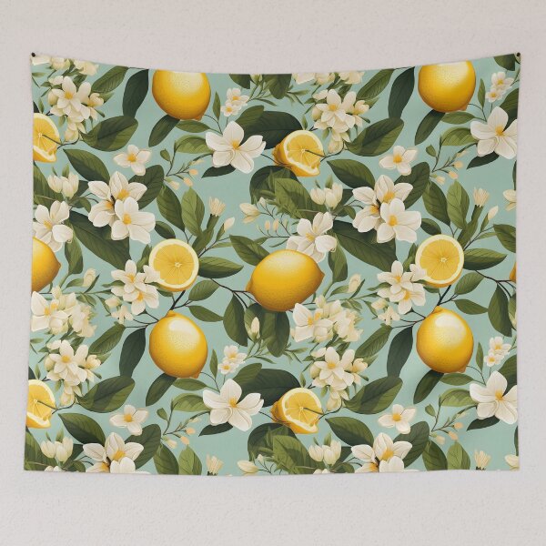 Item preview, Citrus Blossom Serenity: A Zesty Summer Delight designed and sold by VoyteksDesigns.