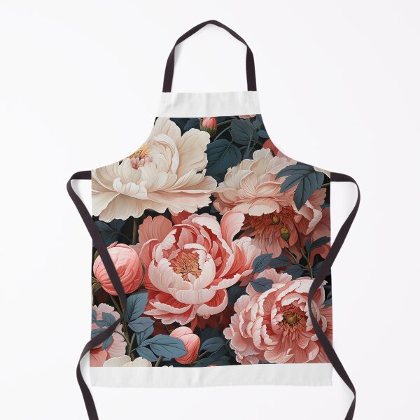Item preview, Peony Tile 08: Ruffled Symphony in Blush and Blossom, Rose-Kissed Dreams on Leafy Thrones designed and sold by TheBrainArt.