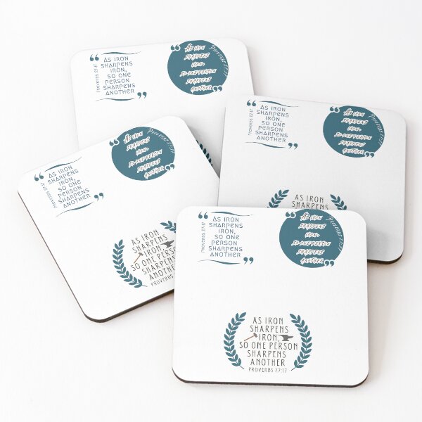 Item preview, Iron Sharpens Iron / Proverbs 27:17  Sticker Set  designed and sold by Designsleashed.