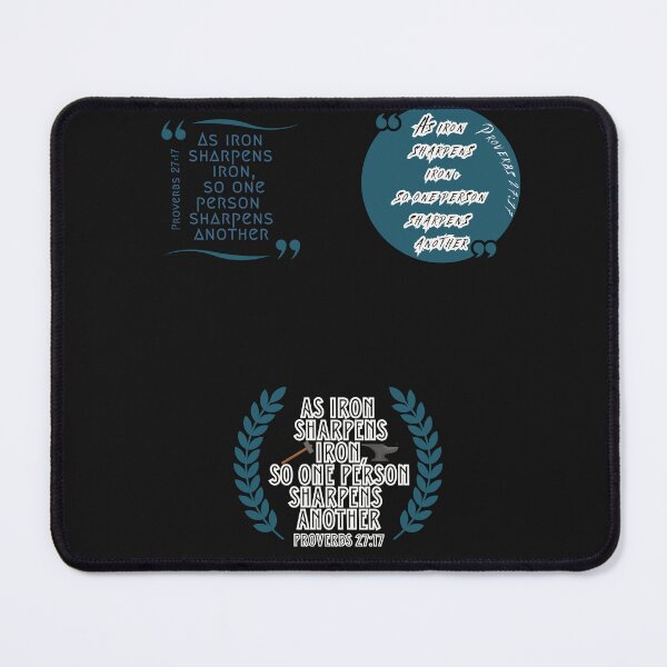 Item preview, Iron Sharpens Iron / Proverbs 27:17  Sticker Set  designed and sold by Designsleashed.