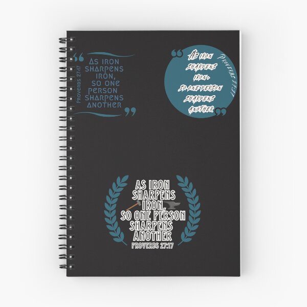 Item preview, Iron Sharpens Iron / Proverbs 27:17  Sticker Set  designed and sold by Designsleashed.