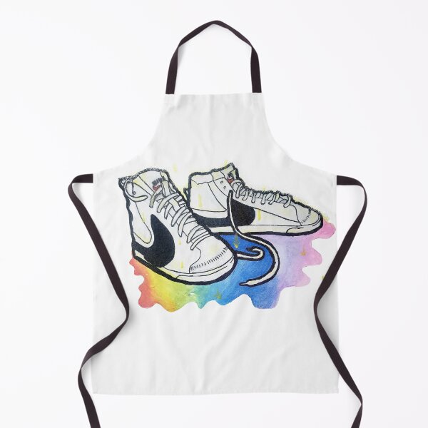 Item preview, Blazer 77 Jumbo melted rainbow rain - traditional painting - sneaker art designed and sold by Dopamine Dumpster.
