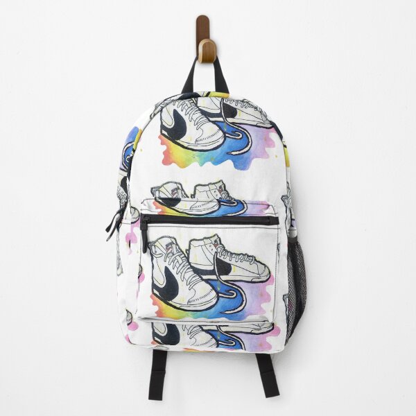 Item preview, Blazer 77 Jumbo melted rainbow rain - traditional painting - sneaker art designed and sold by Dopamine Dumpster.