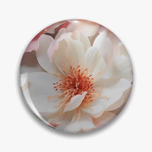 Item preview, Peony Tile 09: Ruffled Symphony in Blush and Blossom, Rose-Kissed Dreams on Leafy Thrones designed and sold by TheBrainArt.