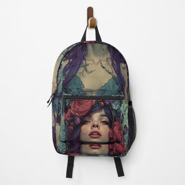 Item preview, Spring goddess Persephone Mucha style designed and sold by gothicnerd.