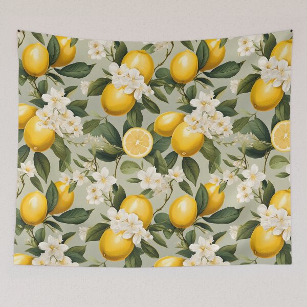 Item preview, Citrus Blossom Serenity: A Zesty Summer Delight designed and sold by VoyteksDesigns.