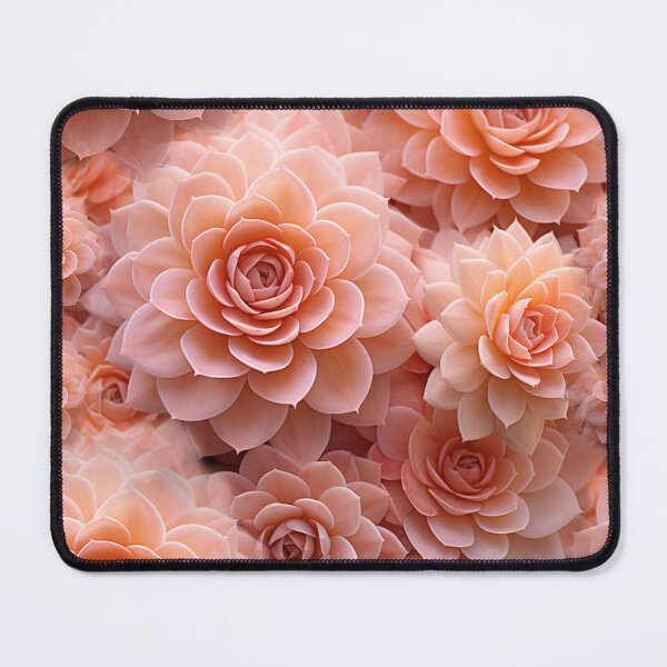 Item preview, Apricot Crush Colour of the Year 2024 with Succulents designed and sold by NadineMay.
