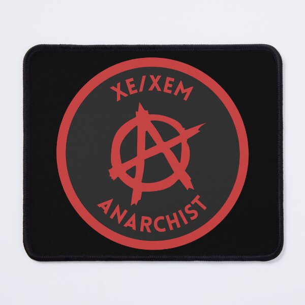 Item preview, Xe/Xem Pronouns | Anarchist Anarchy LGBTQ | Xe Xem Pronoun designed and sold by Furia LGBTQ+ Accessories.