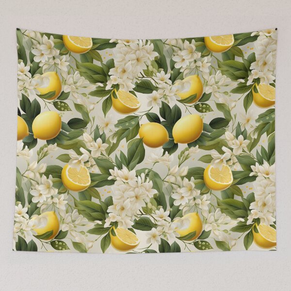 Item preview, Citrus Blossom Serenity: A Zesty Summer Delight designed and sold by VoyteksDesigns.
