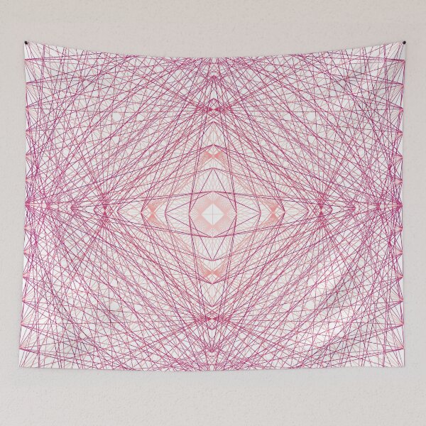 Item preview, Rectangular Pattern #4 Morph C [16678-Pinks-WB] designed and sold by LottMultimedia.