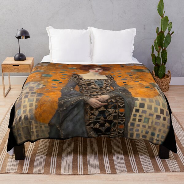 Item preview, Dama, Mujer, Belle Epoque, Vanidad, lujo, rico, Gustav Klimt, Klimt, Art Nouveau, Art Deco, retrato, pintura, reina, princesa, designed and sold by KsaveraArt.