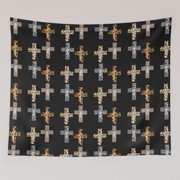 Item preview, Leopard Cross Sticker Set / T Shirt designed and sold by Designsleashed.