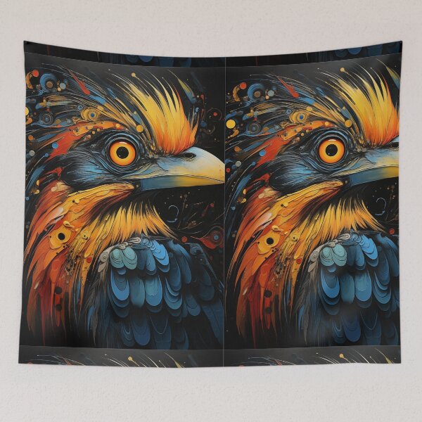 Item preview, Secretary bird art designed and sold by Rockwpapart.