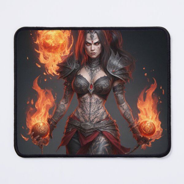 Item preview, Fire Tattoo Mage from Hell designed and sold by Poszii.