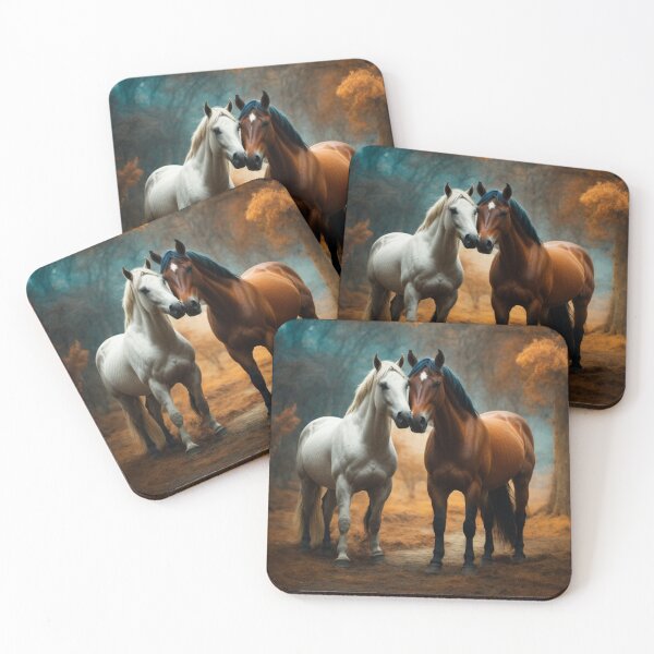 Item preview, Dreamlike Horse Love designed and sold by Enchanting Art Vista.