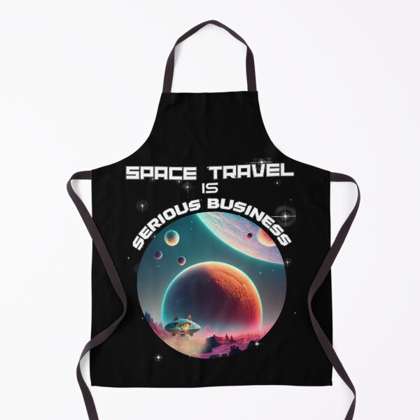 Item preview, SPACE TRAVEL is SERIOUS BUSINESS funny cat lander design designed and sold by Jt41.