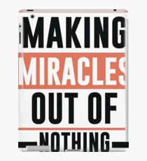Making Miracles Out of Nothing - Novelty iPad Case/Skin