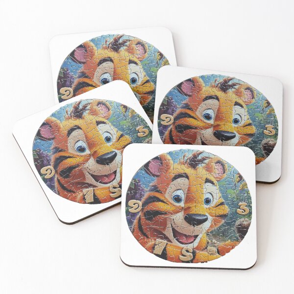 Item preview, Tiger Jigsaw Puzzle Wall Clock 3 designed and sold by 3 CITIES.