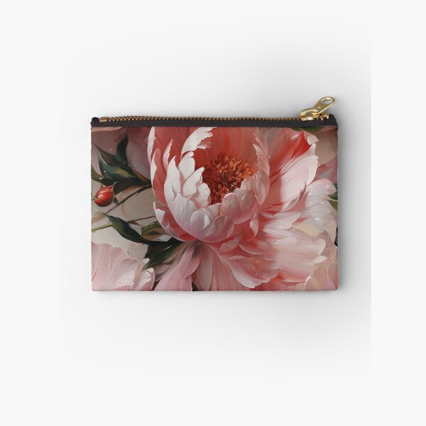 Item preview, Peony Tile 13: Ruffled Symphony in Blush and Blossom, Rose-Kissed Dreams on Leafy Thrones designed and sold by TheBrainArt.