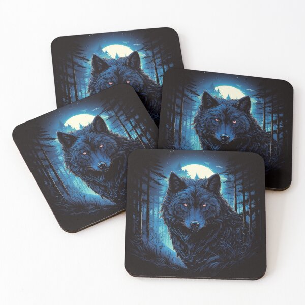 Item preview, Wolf at Moonlight designed and sold by Myra365Art.