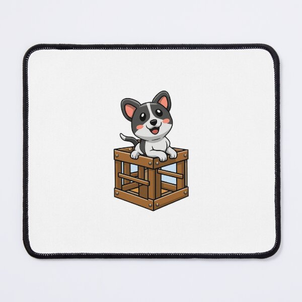 Item preview, Cute Puppy in a Wooden Crate Box designed and sold by vetshop.