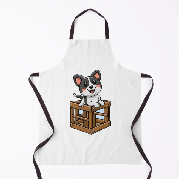 Item preview, Cute Puppy in a Wooden Crate Box designed and sold by vetshop.