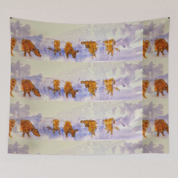Item preview, Belted Galloway Cows Brown and White designed and sold by MikeJory.