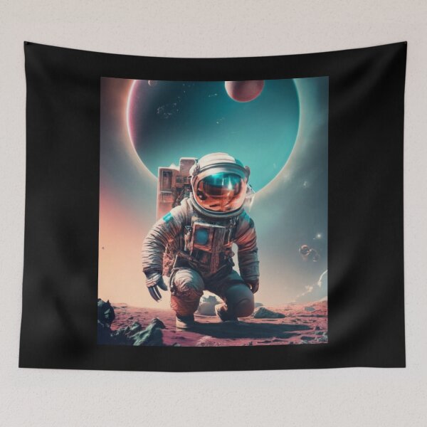 Item preview, ASTRONAUT on alien planet design designed and sold by Jt41.