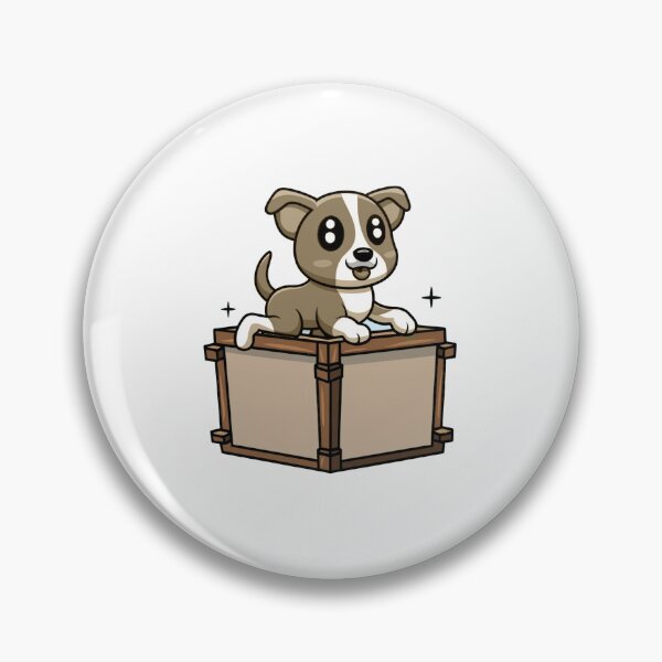 Item preview, Cute Puppy on the Wooden Crate Box designed and sold by vetshop.