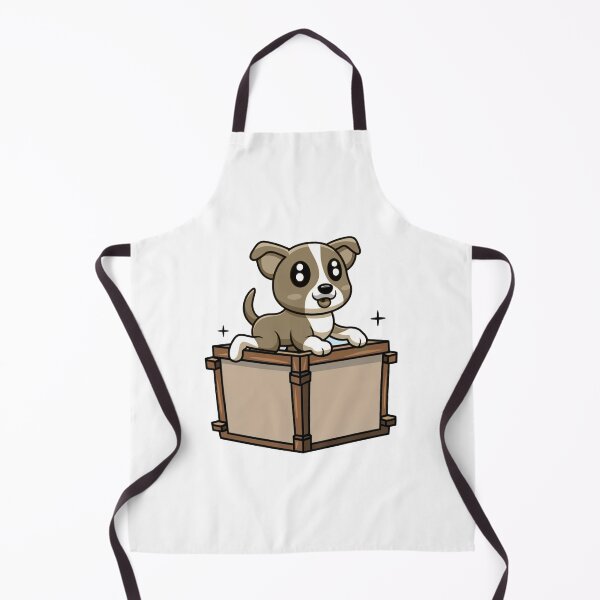 Item preview, Cute Puppy on the Wooden Crate Box designed and sold by vetshop.