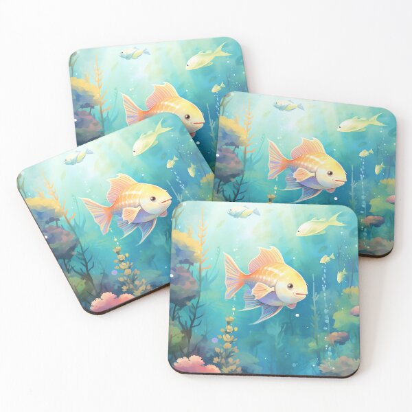 Artikelvorschau, Wunderlicher Aquarellfisch entworfen und verkauft von cute-animals99.