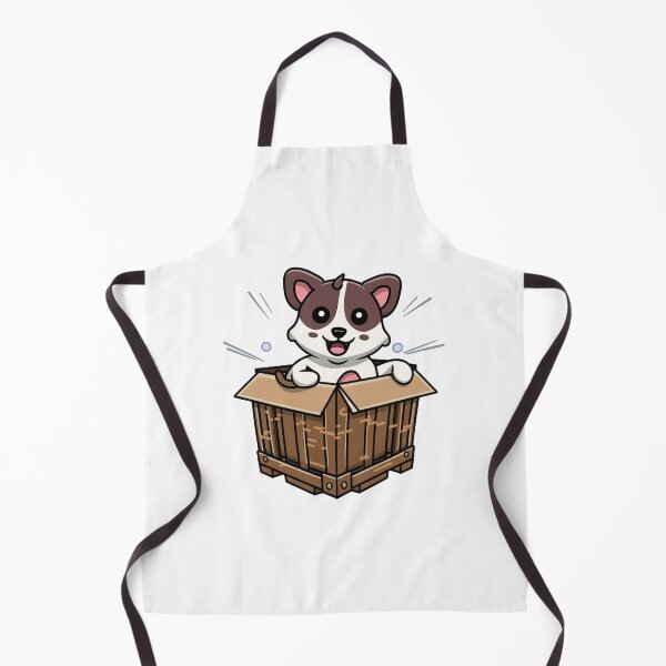 Item preview, Cute Puppy Smile in the Wooden Crate Box designed and sold by vetshop.