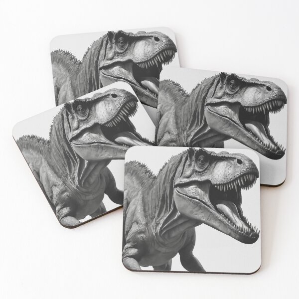 Item preview, Black White T-Rex Dinosaur designed and sold by Bunmigraphics .