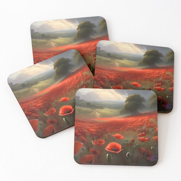 Item preview, Red Flowers Field designed and sold by cr6zym1nd.