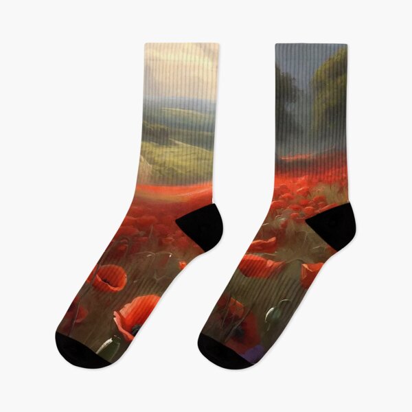 Item preview, Red Flowers Field designed and sold by cr6zym1nd.