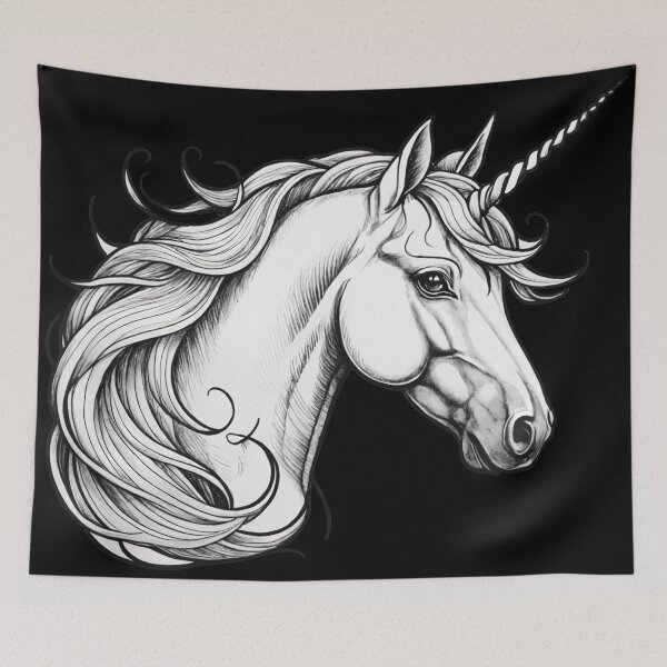 Item preview, Unicorn Drawing designed and sold by TalosianStudios.