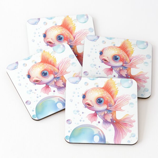 Item preview, Whimsical Fish Ballet designed and sold by cute-animals99.