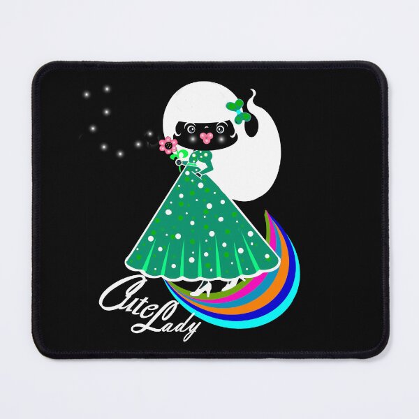 Item preview, Cute Lady over the rainbow designed and sold by Shirley cute art .