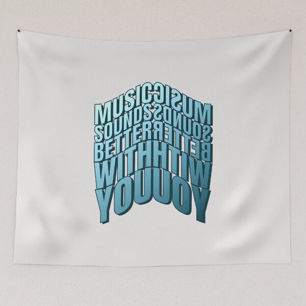 Item preview, Music Sounds Better With You! Best gifts for everyone who loves music. designed and sold by paulo silveira.