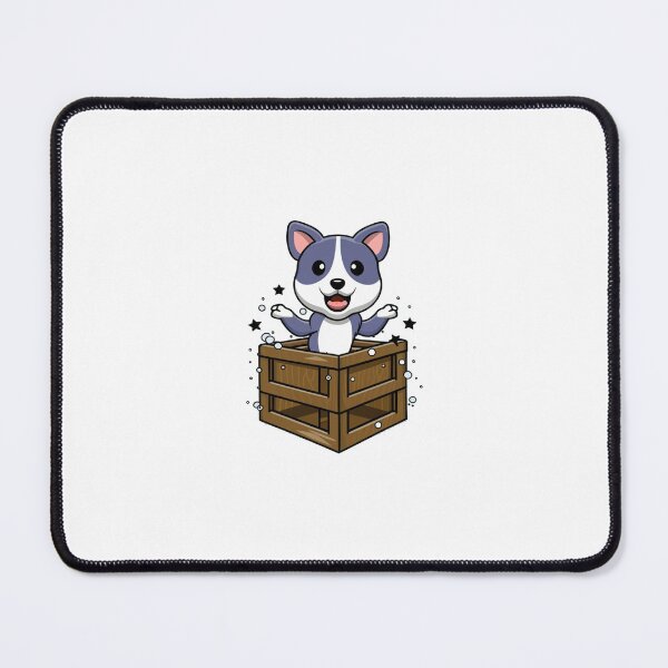 Item preview, Cute Pitbull Puppy Smile in a Wooden Crate Box designed and sold by vetshop.