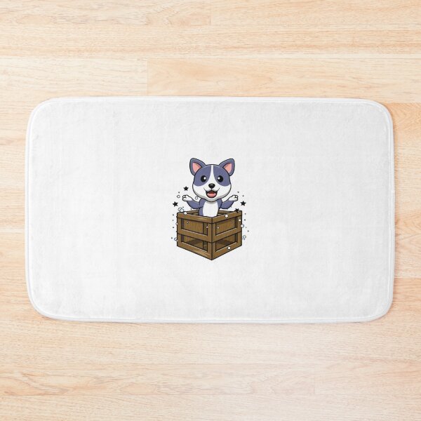 Item preview, Cute Pitbull Puppy Smile in a Wooden Crate Box designed and sold by vetshop.