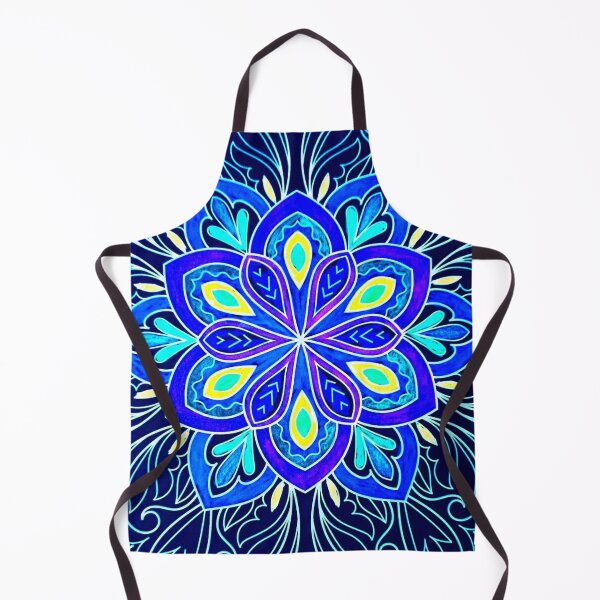 Artikelvorschau, Blaues Mandala entworfen und verkauft von angel1.