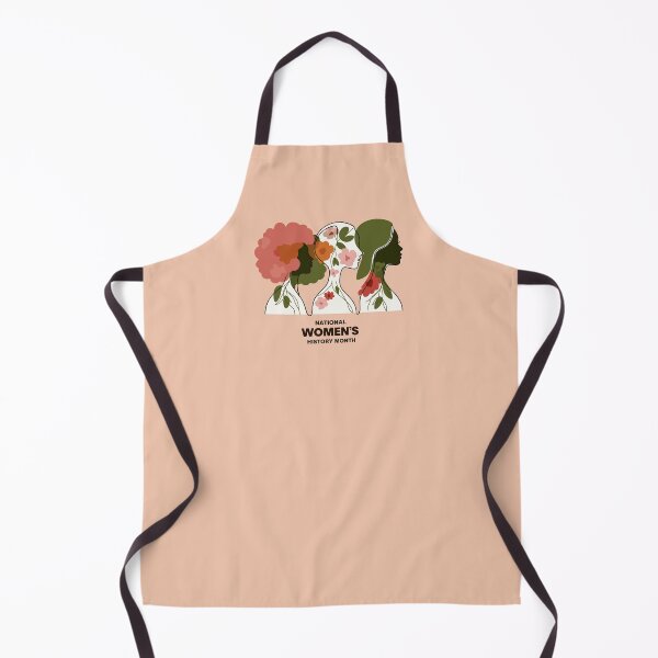 Item preview, National Women's History Month Line Art Floral Silhouette designed and sold by HowToCanadian.