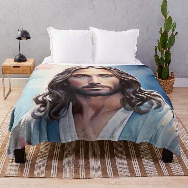 Item preview, Jesus in dreamy cherry blossom forest designed and sold by Warih.